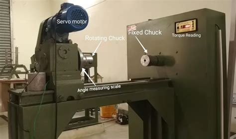 perform torsion test by given mild steel job|torsion testing for mild steel.